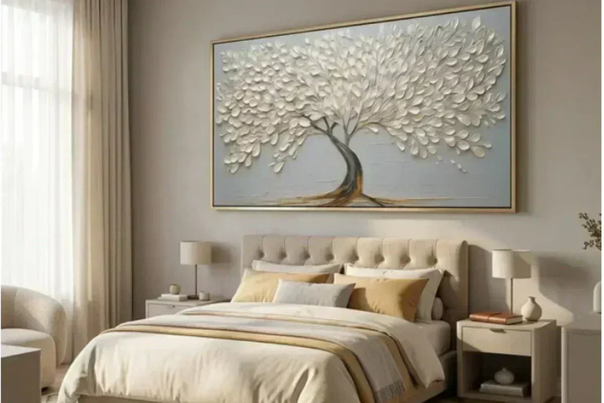Decorate Bedroom Walls with Hand-Painted Art