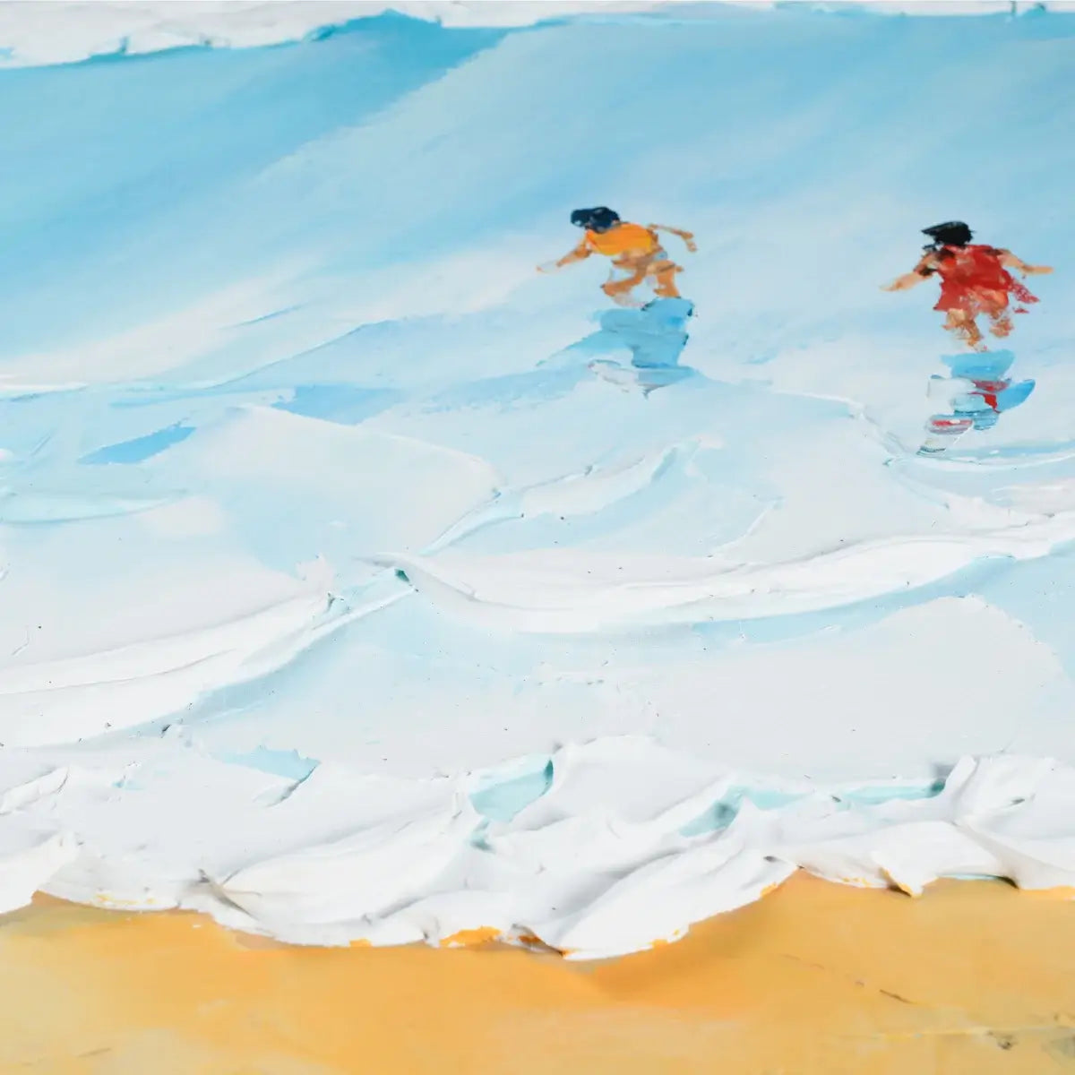 3D Textured Ocean Painting Details