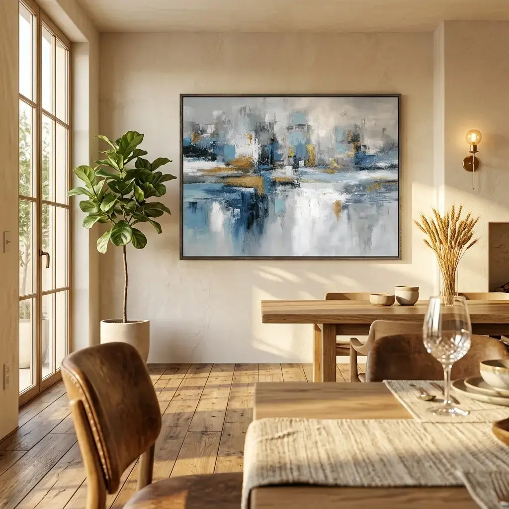 Gilded City Echo Abstract Wall Art