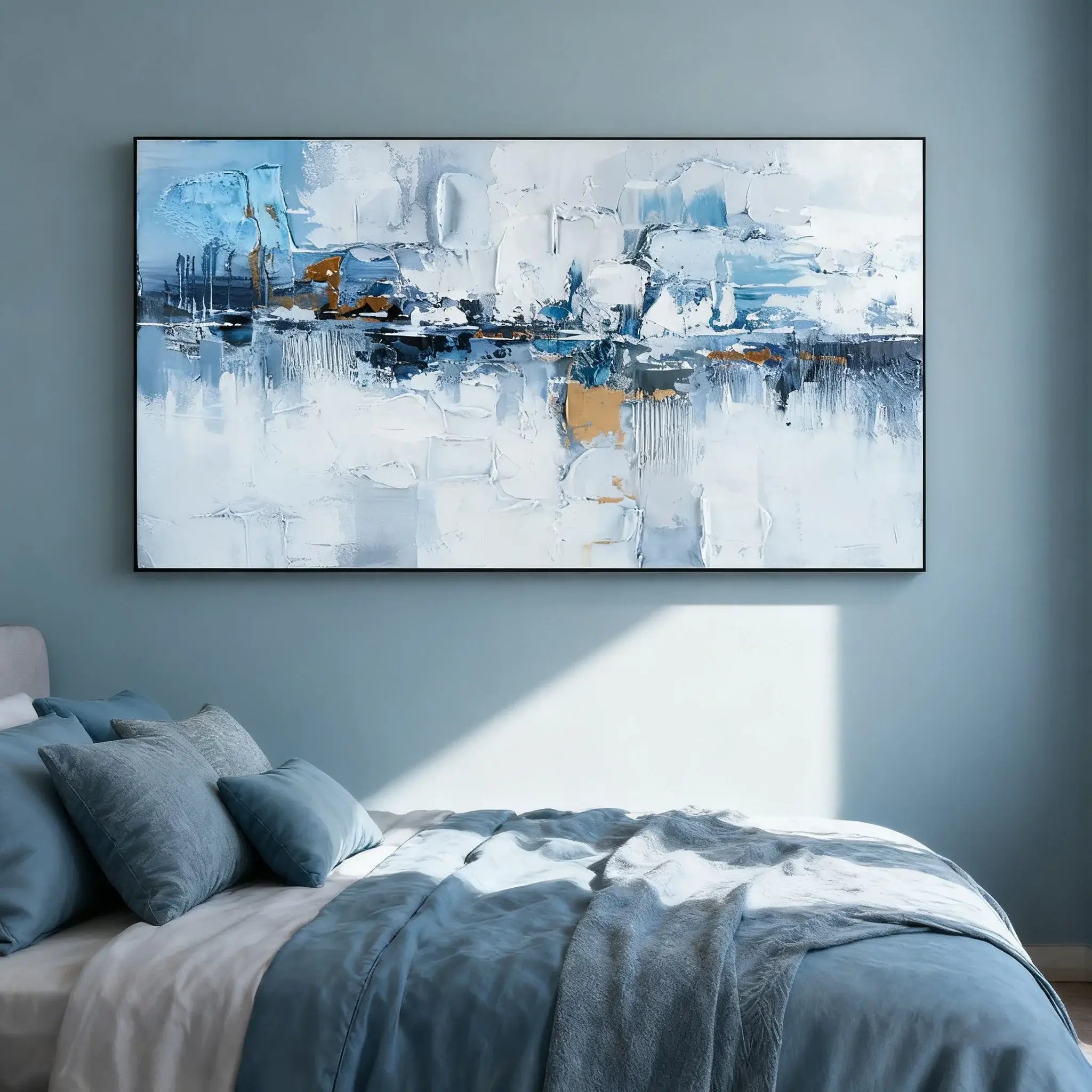 Abstract Paint Blue #CXH030