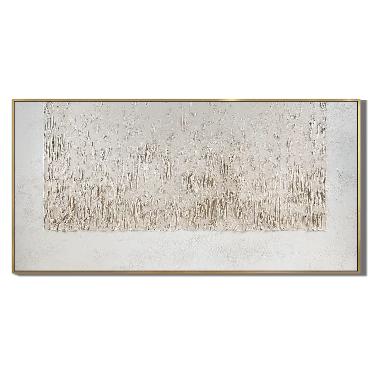 Alabaster Erosion Wabi Sabi Painting