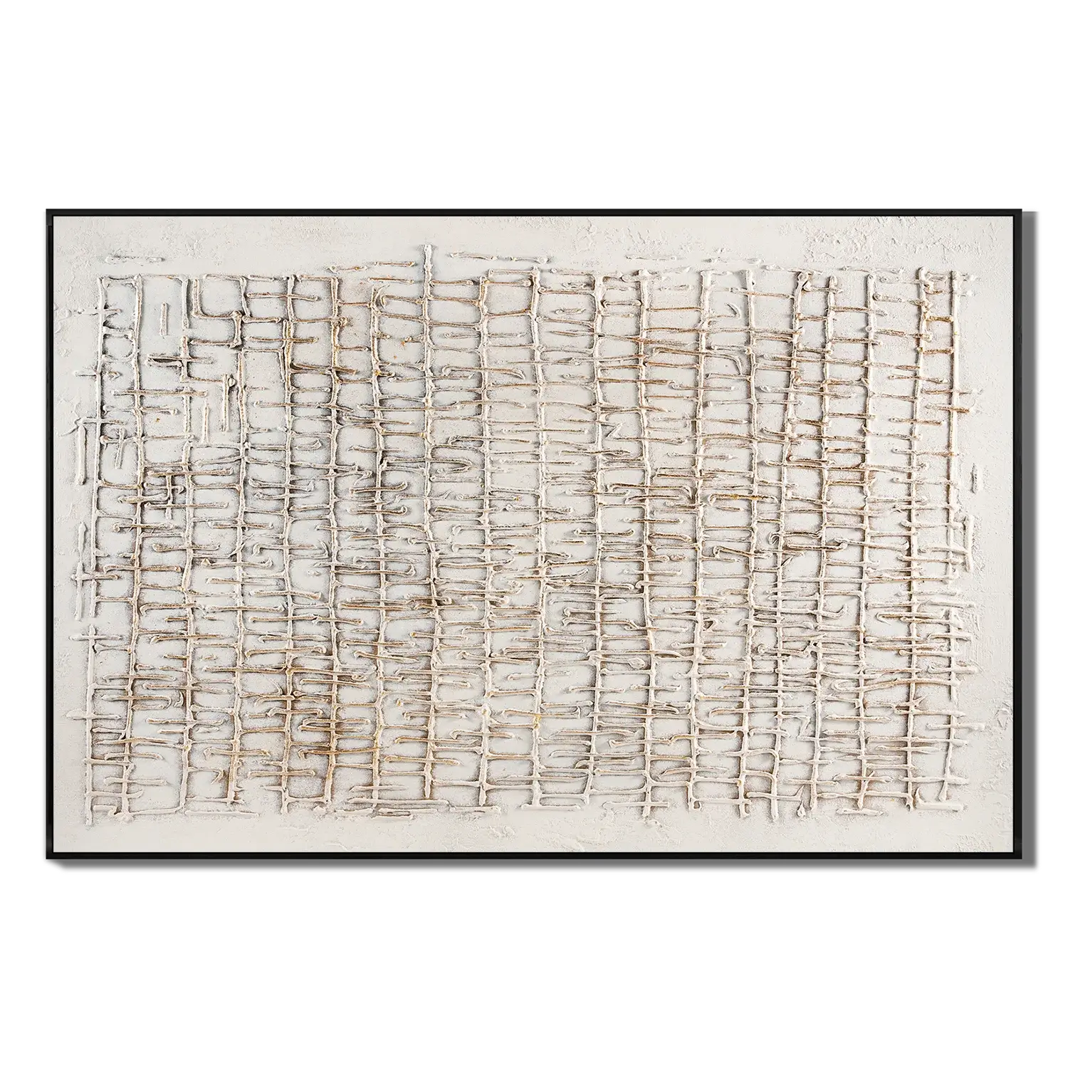 Gilded Lattice Wabi Sabi Wall Art