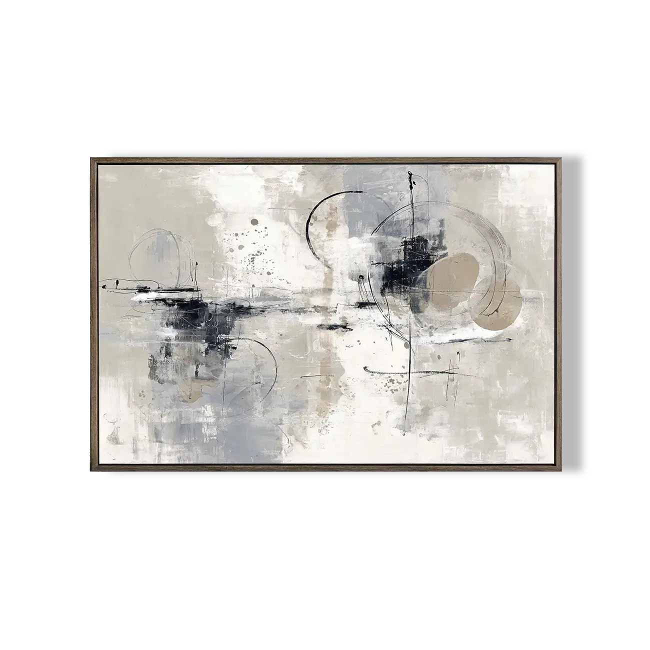 Large Original Abstract Oil Painting on Canvas #CXH049