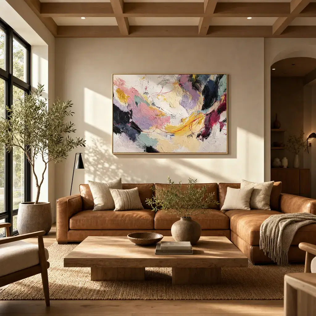 Modern Colorful Canvas Art #CXH062