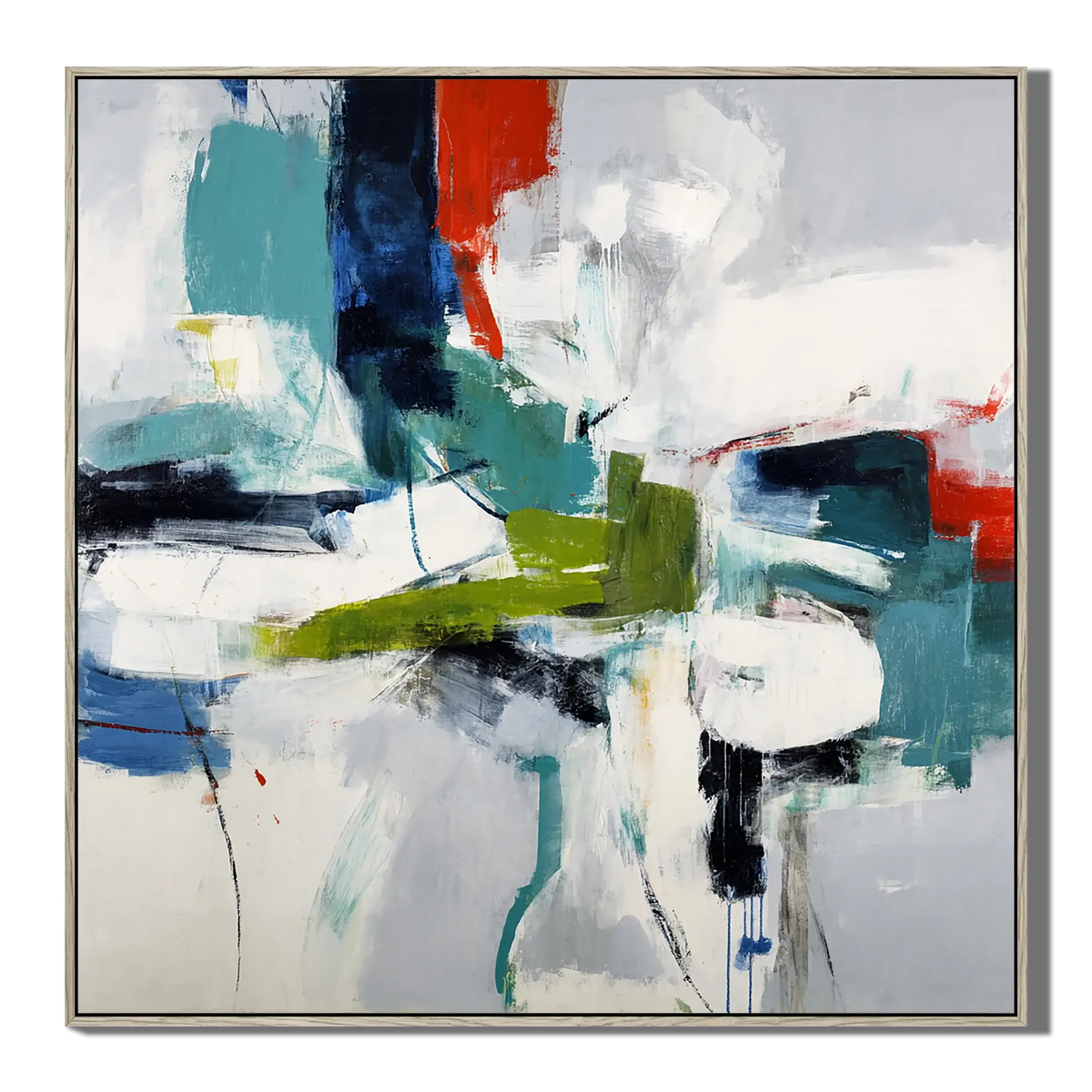 Vibrant Fragments Abstract Wall Art