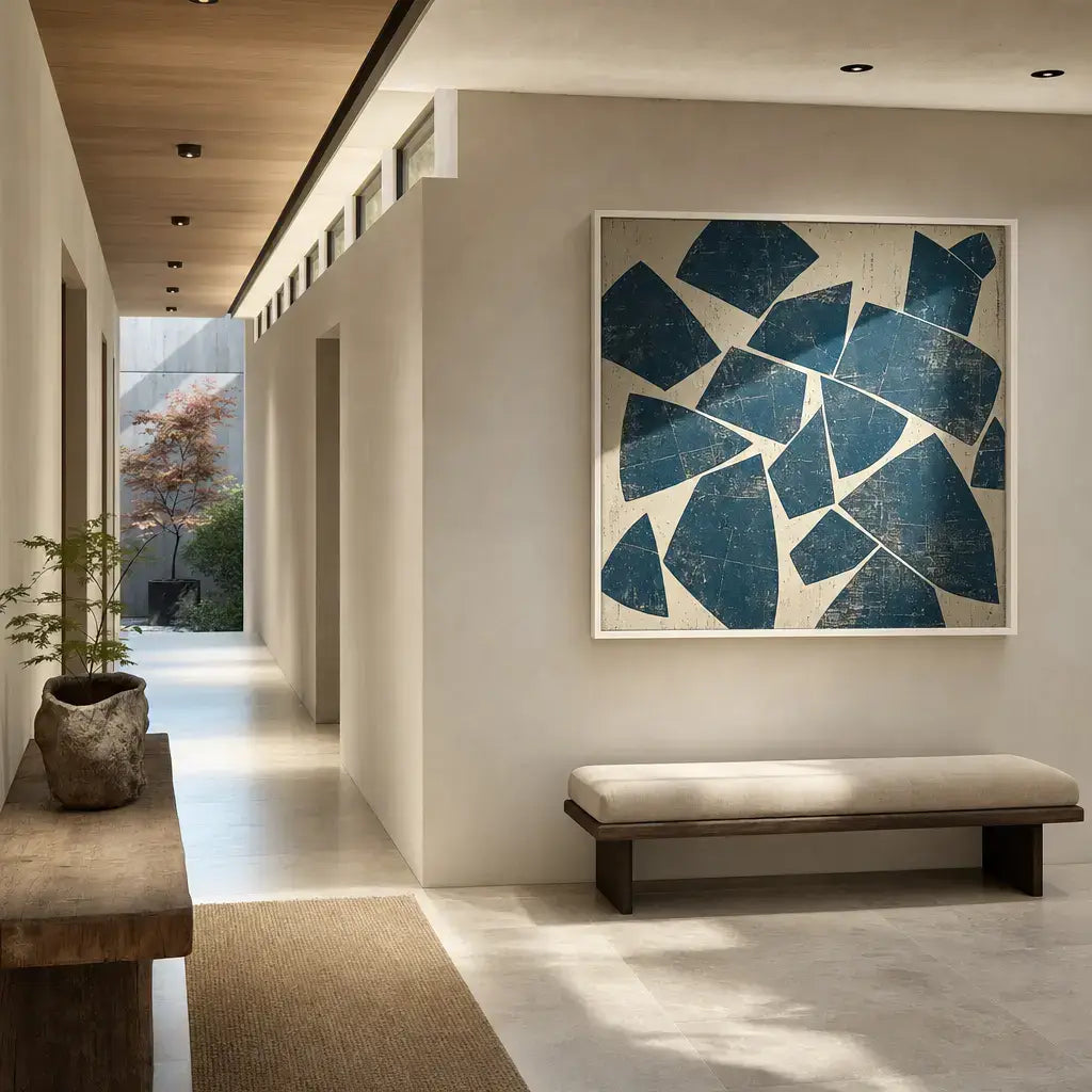 Distressed Indigo Geometry