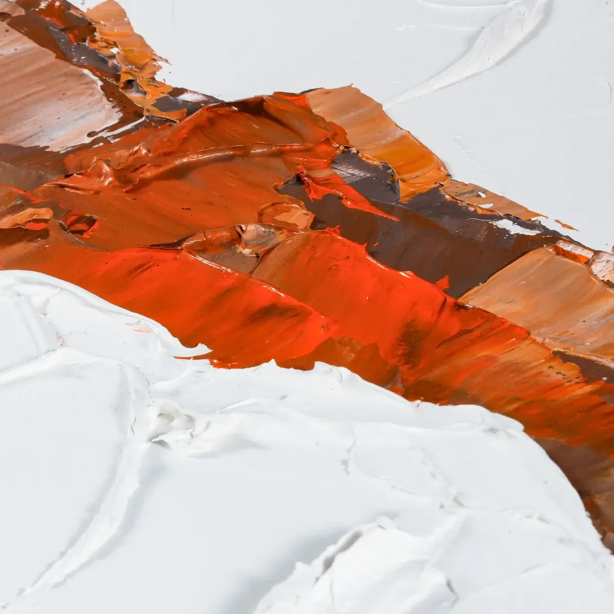 Handmade Abstract Mountain Painting #CXV007 Details