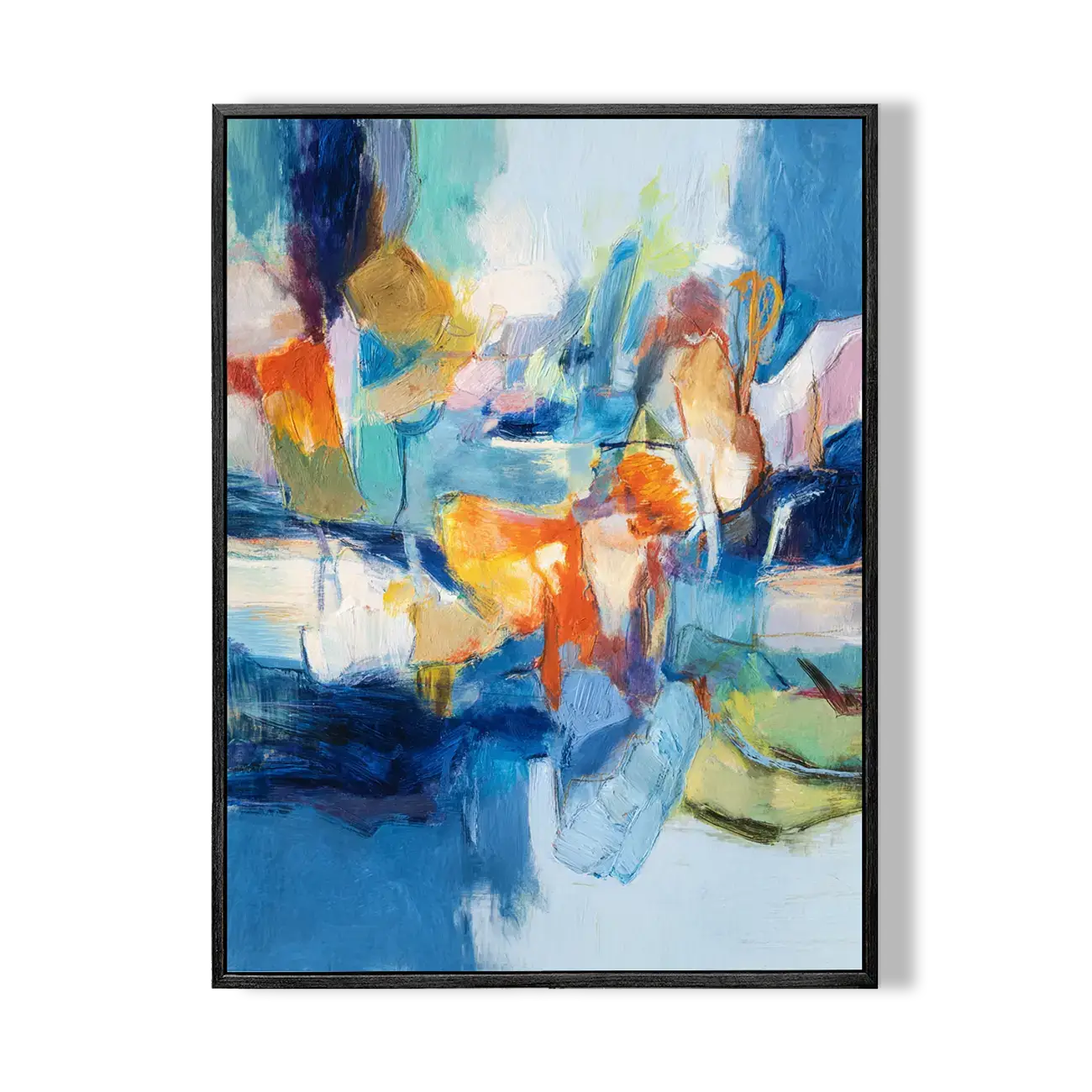 Original Hand-Painted Abstract Oil Painting #CXV063