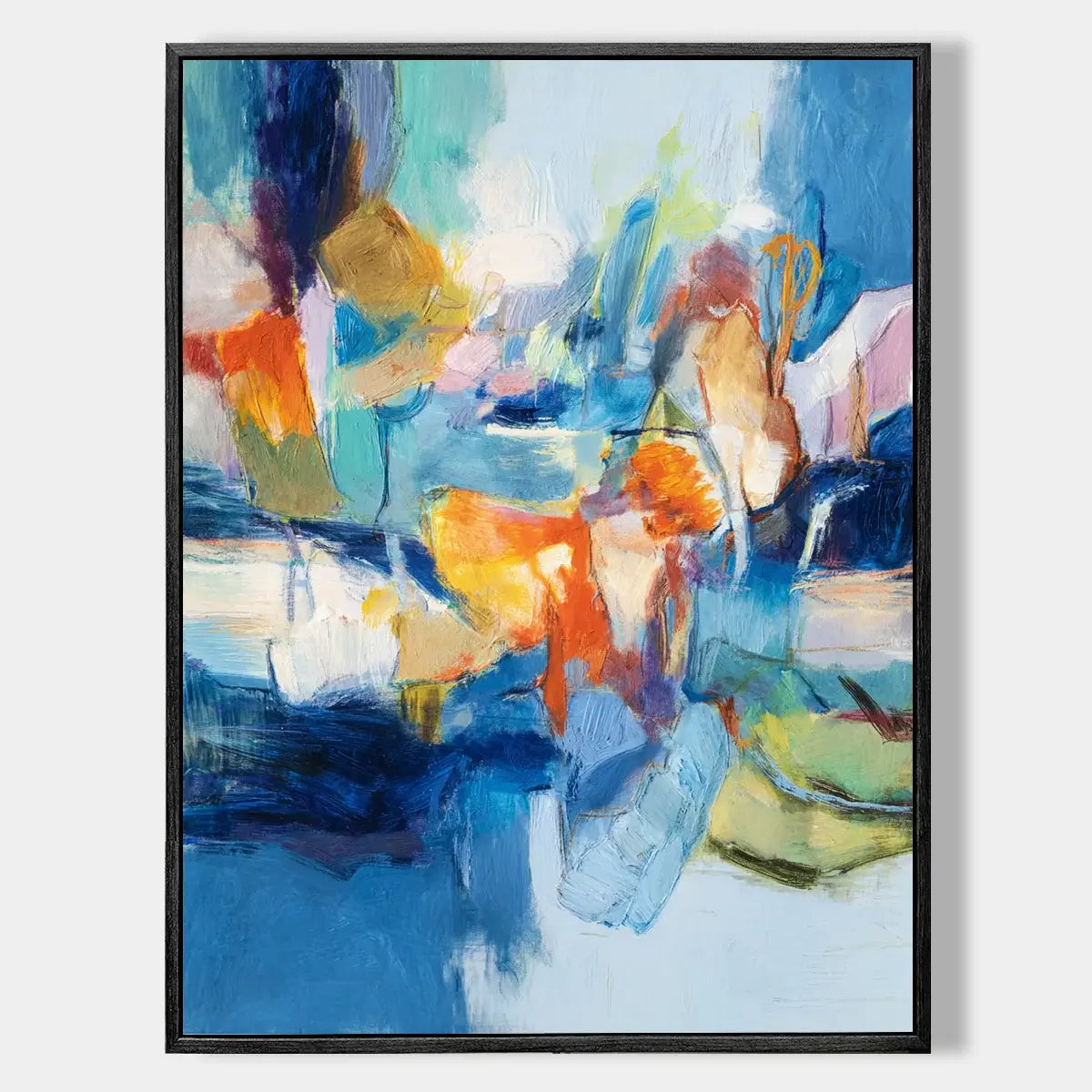 Original Hand-Painted Abstract Oil Painting #CXV063