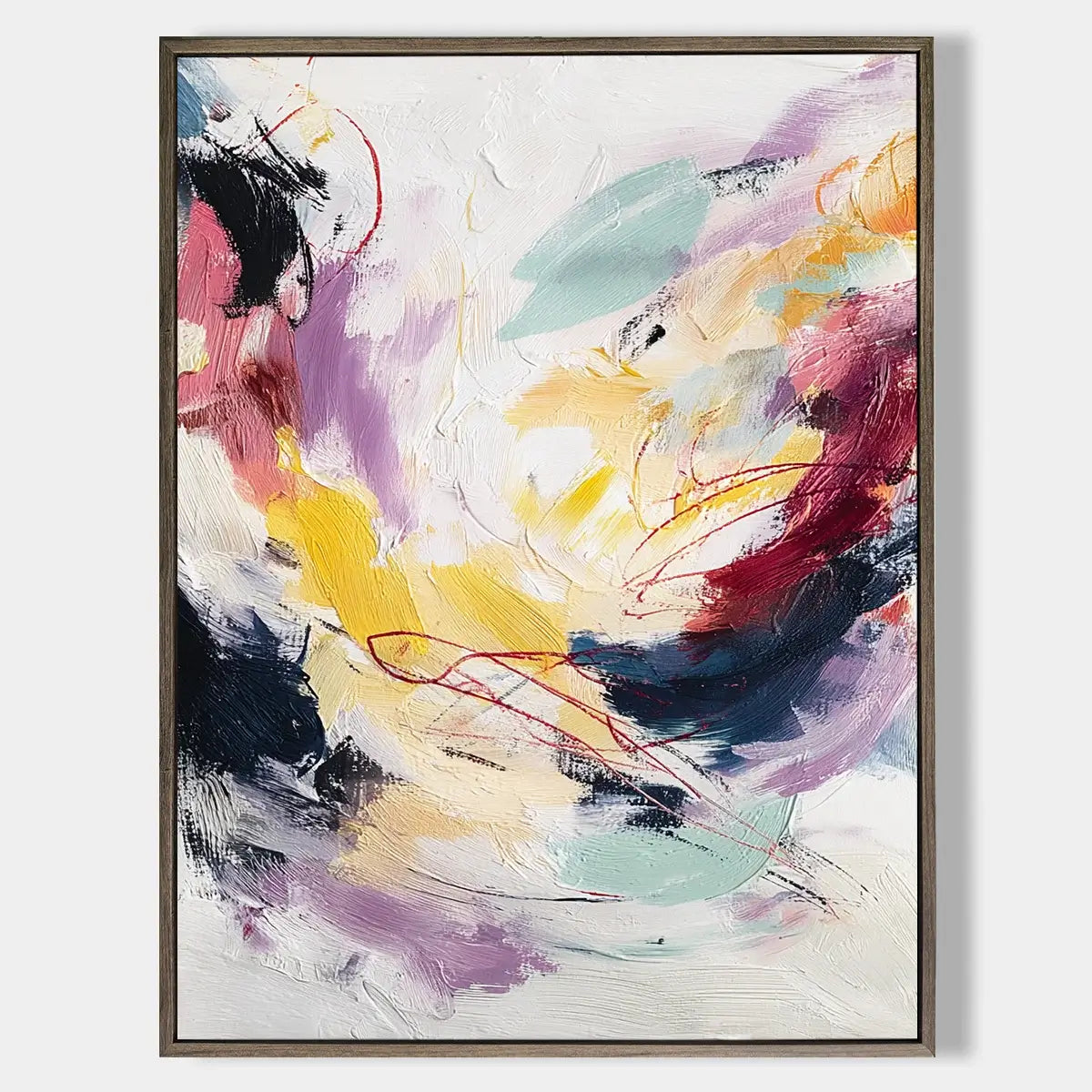 Original Hand-Painted Abstract Oil Painting #CXV068