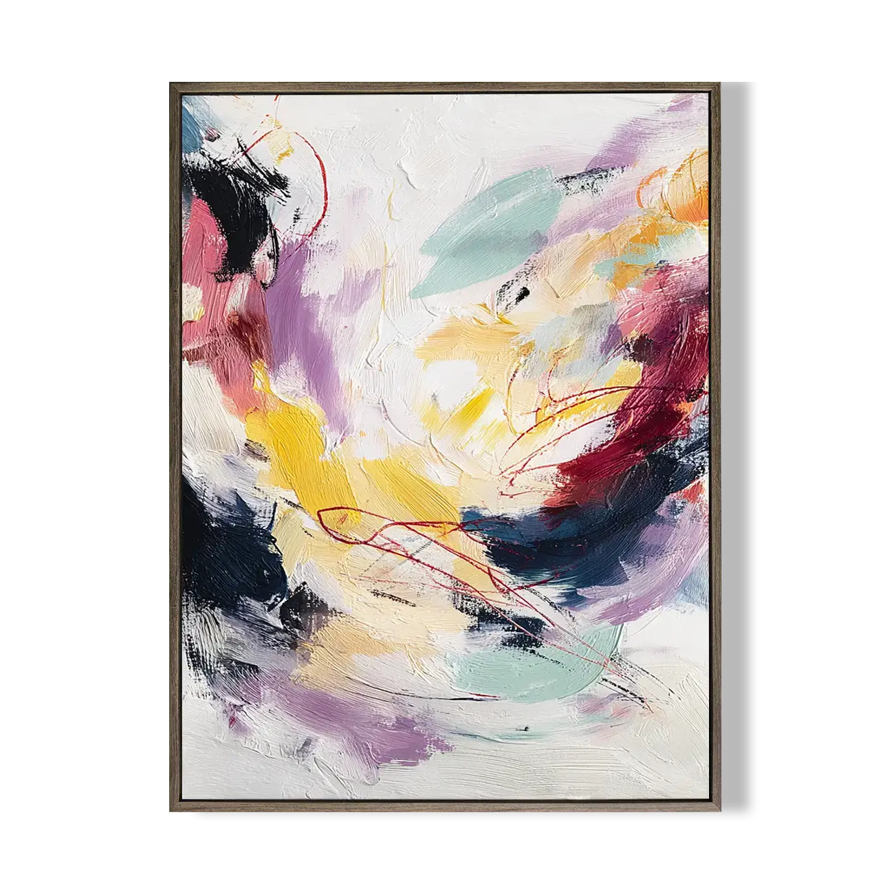 Original Hand-Painted Abstract Oil Painting #CXV068