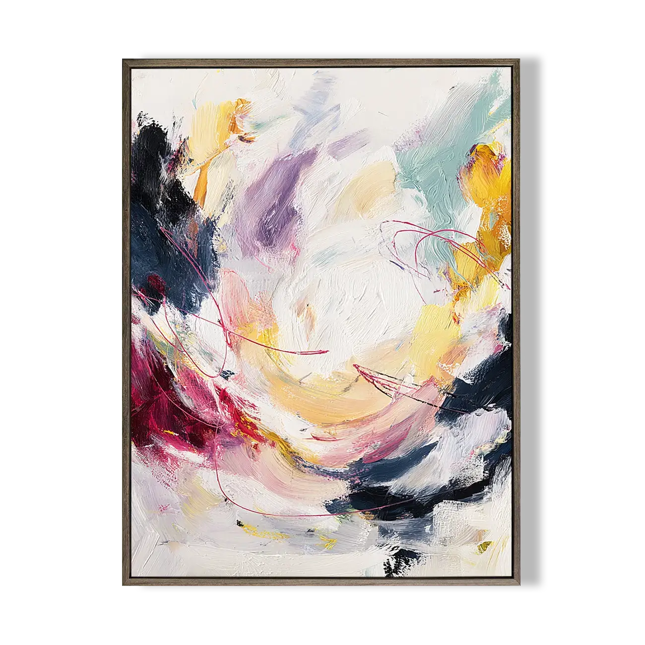 Original Hand-Painted Abstract Oil Painting #CXV069