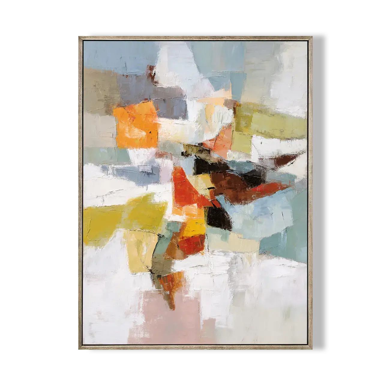 Original Hand-Painted Abstract Oil Painting #CXV070