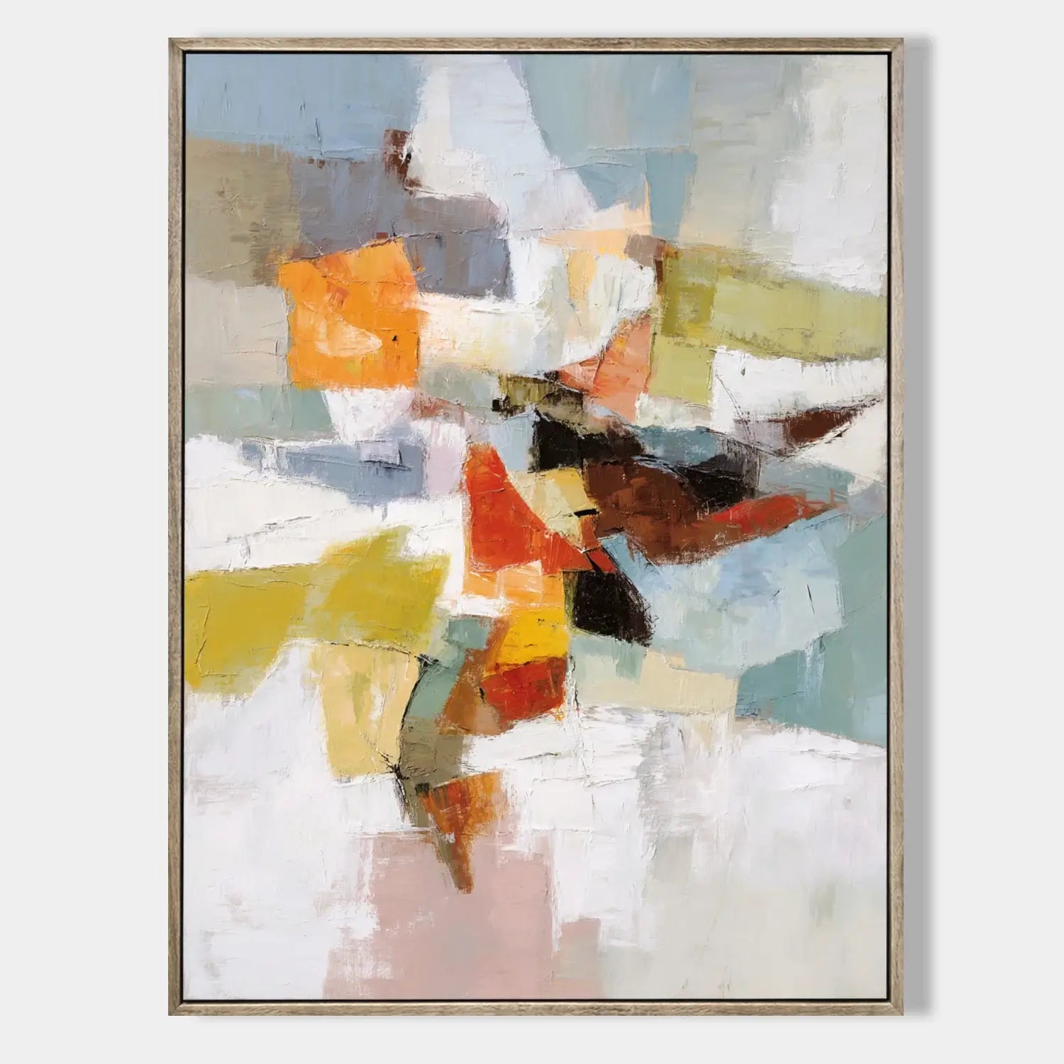 Original Hand-Painted Abstract Oil Painting #CXV070