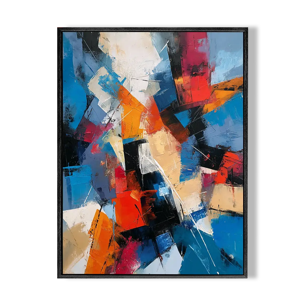 Dynamic Palette Knife Abstraction