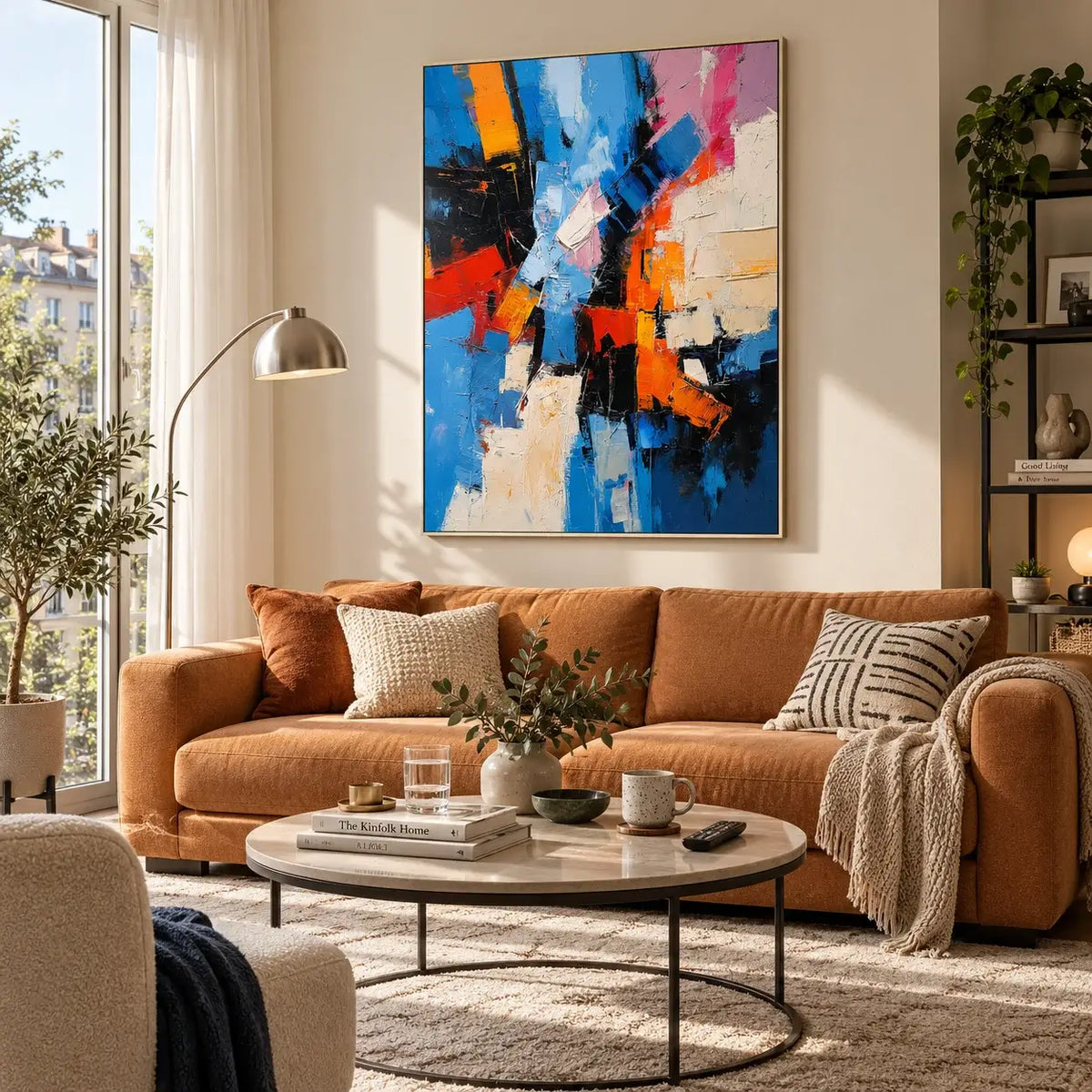 Vibrant Abstract Geometric Expression