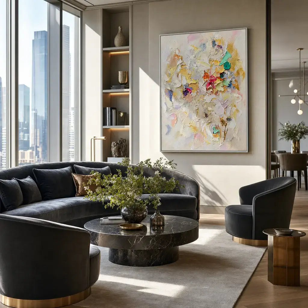 Opulent Impasto Dreamscape