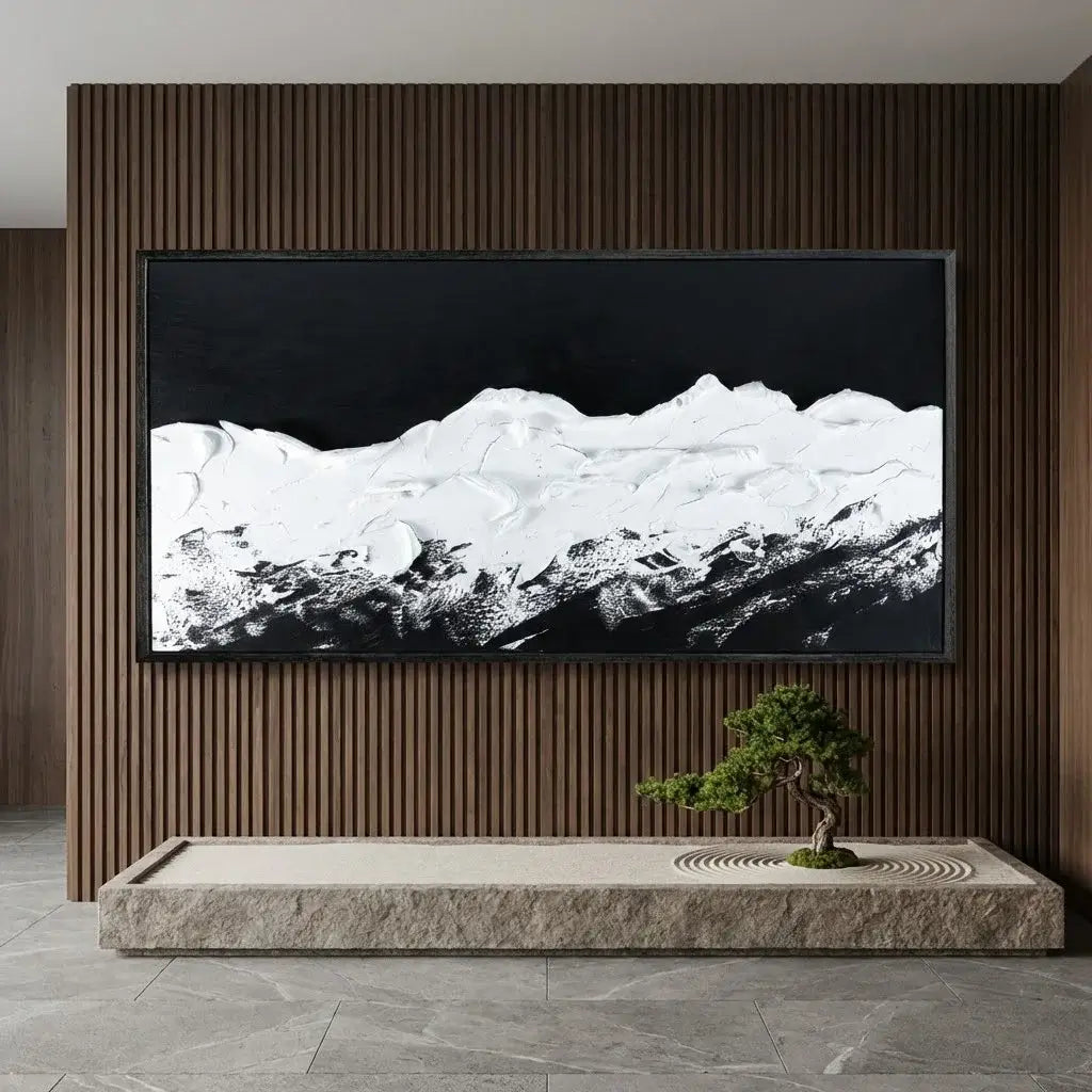 Black and White Landscape Art #FJH010