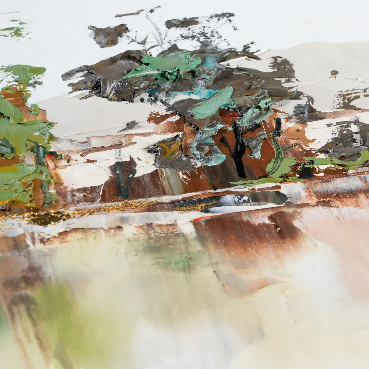 Reflected Grove Landscape Painting