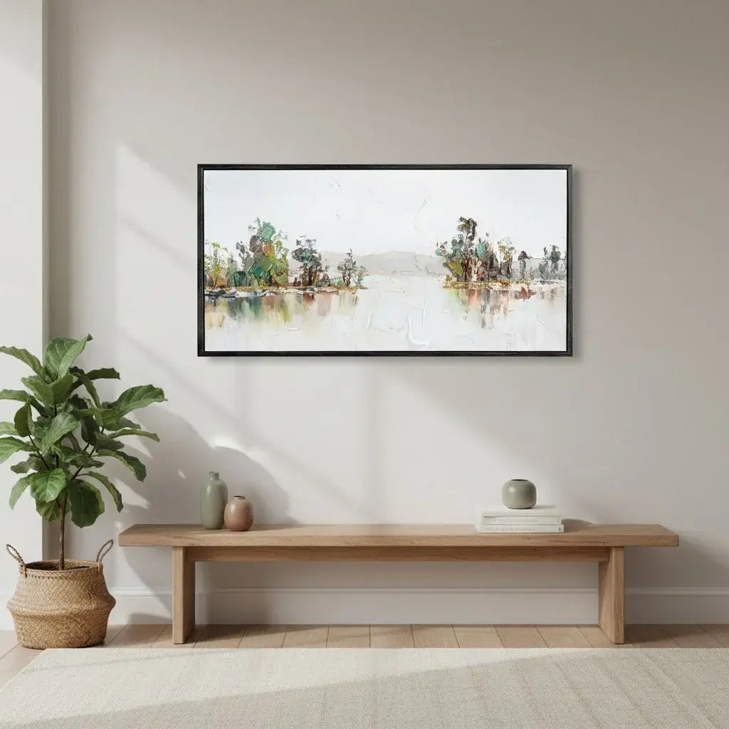Reflected Grove Landscape Painting