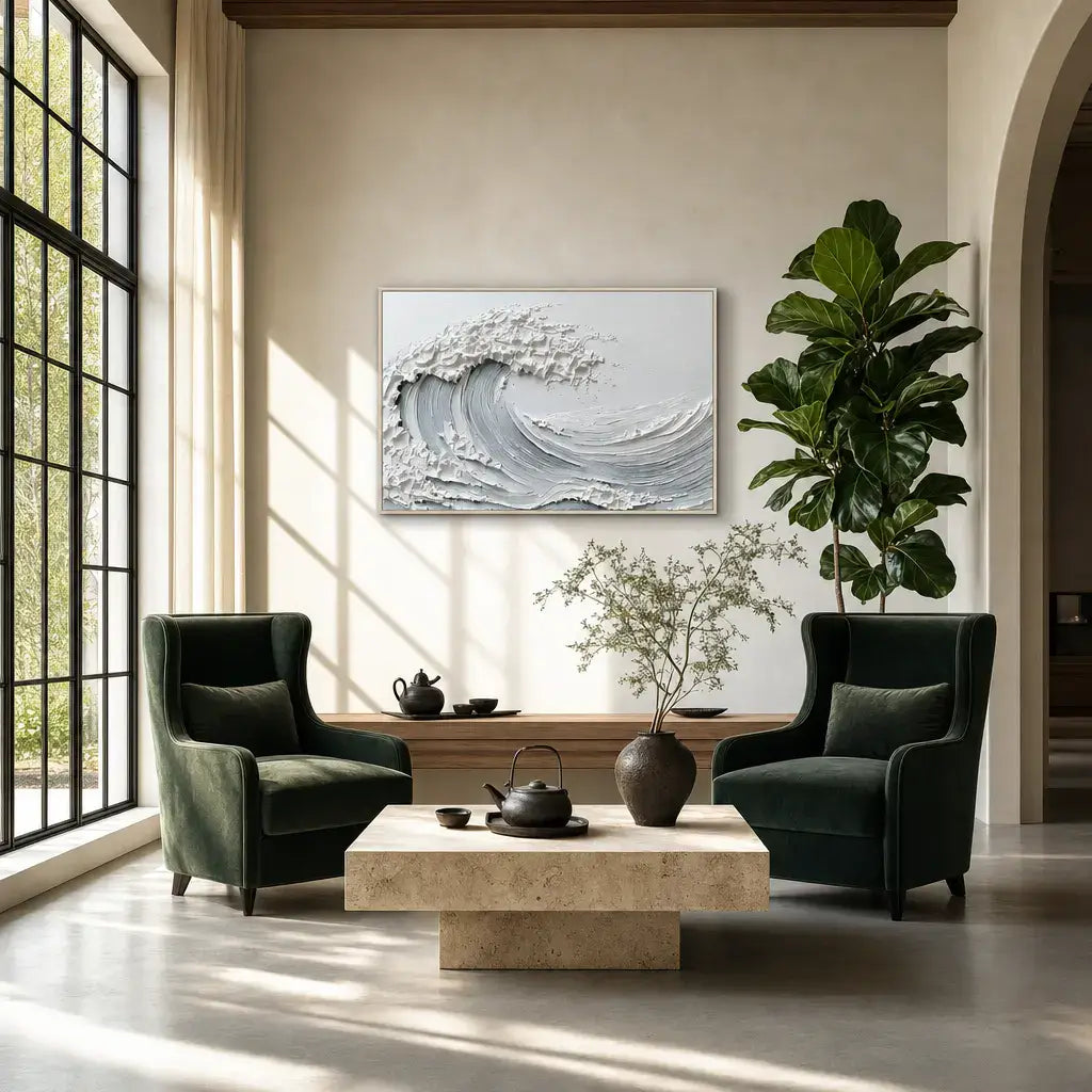 Oceanic Cascade Ocean Wall Art