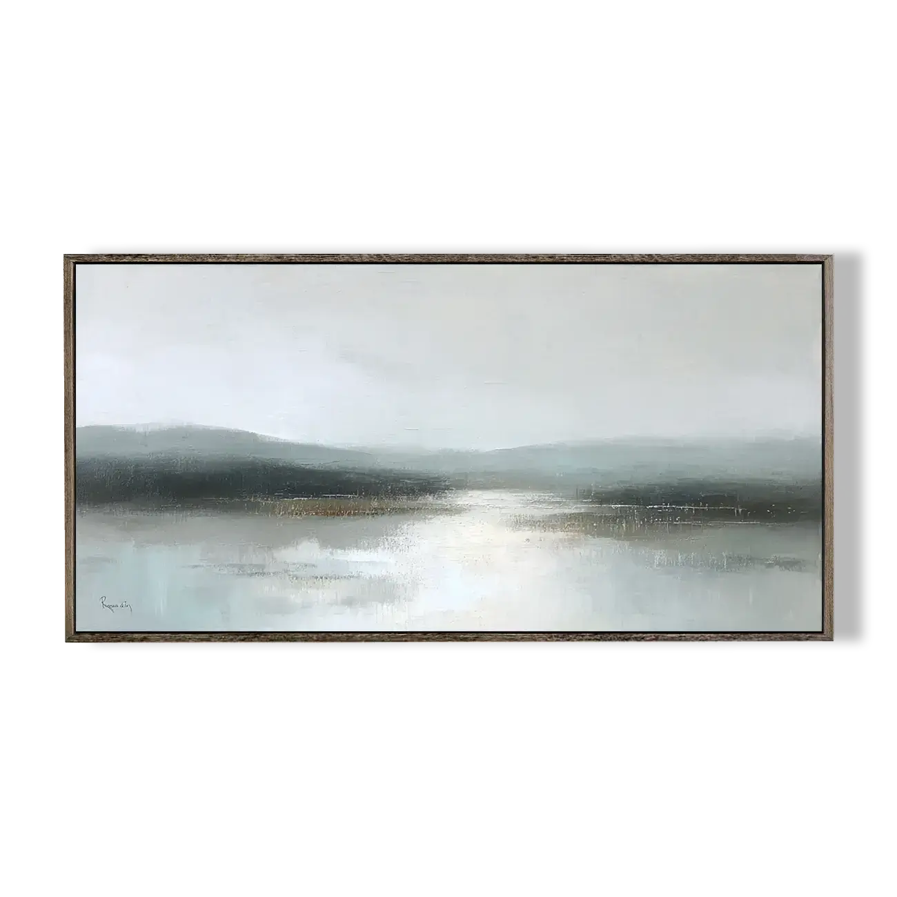 Modern Quiet Luxury Misty Lake #FJH026