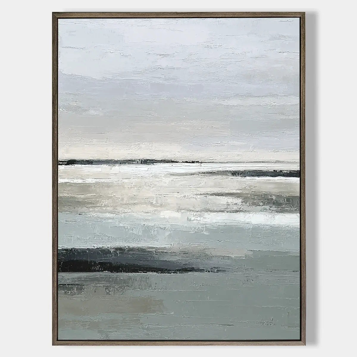 Ocean And Sky Abstract Wall Art #FJV004