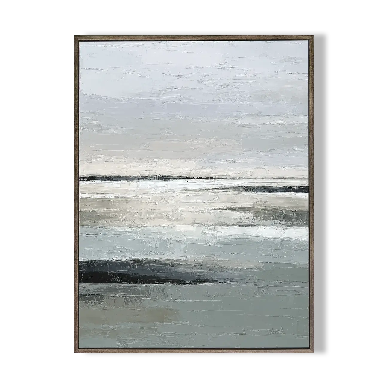 Ocean And Sky Abstract Wall Art #FJV004