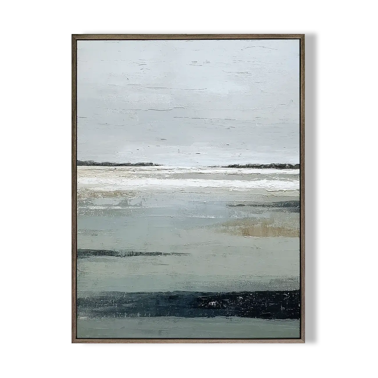 Ocean And Sky Abstract Wall Art #FJV005