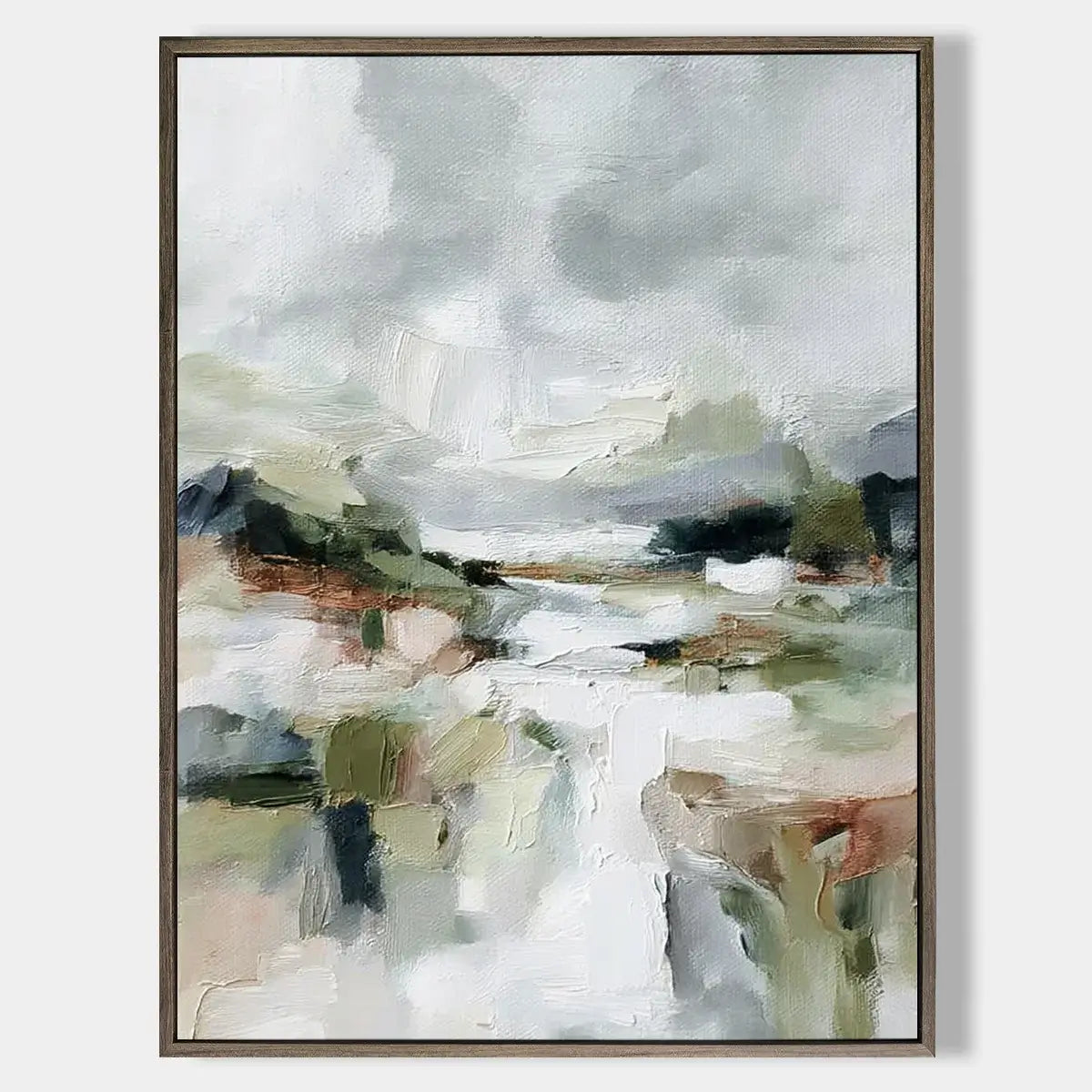 Abstract Landscape Texture Painting #FJV012