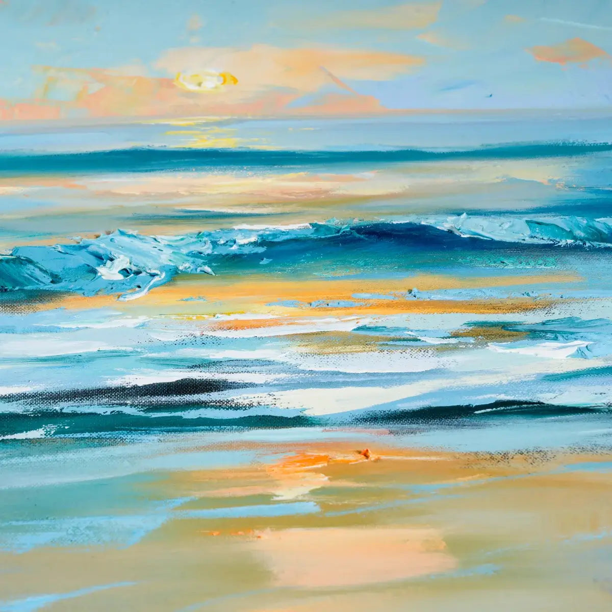 Framed Ocean Wall Art HJH014 Details