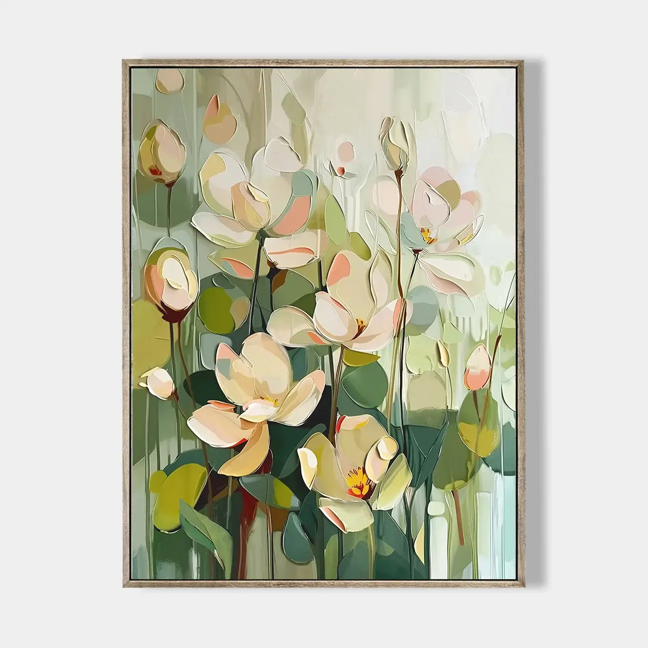 Floral Abstract Wall Art #HHV010