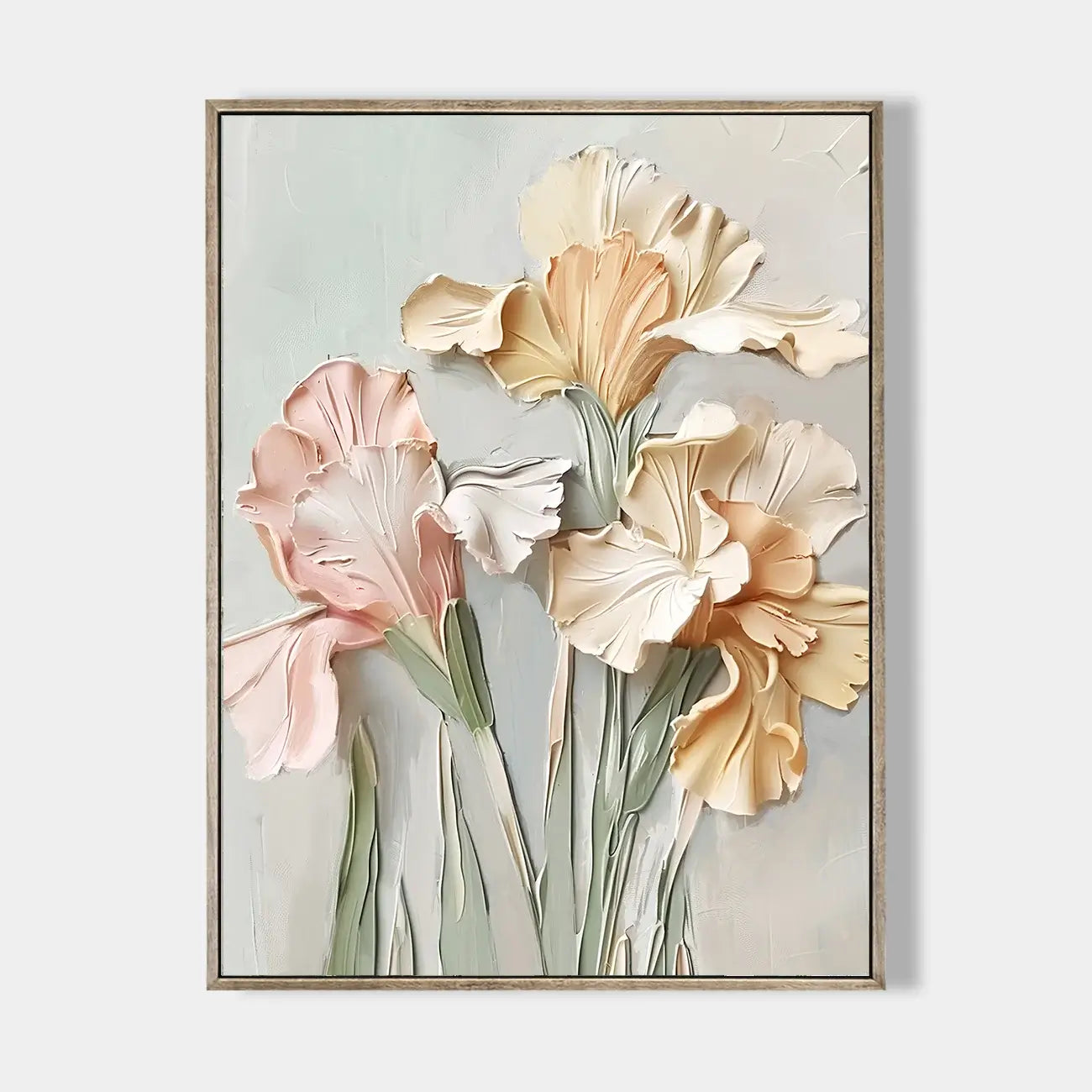 Pastel Impasto Wall Art #HHV011