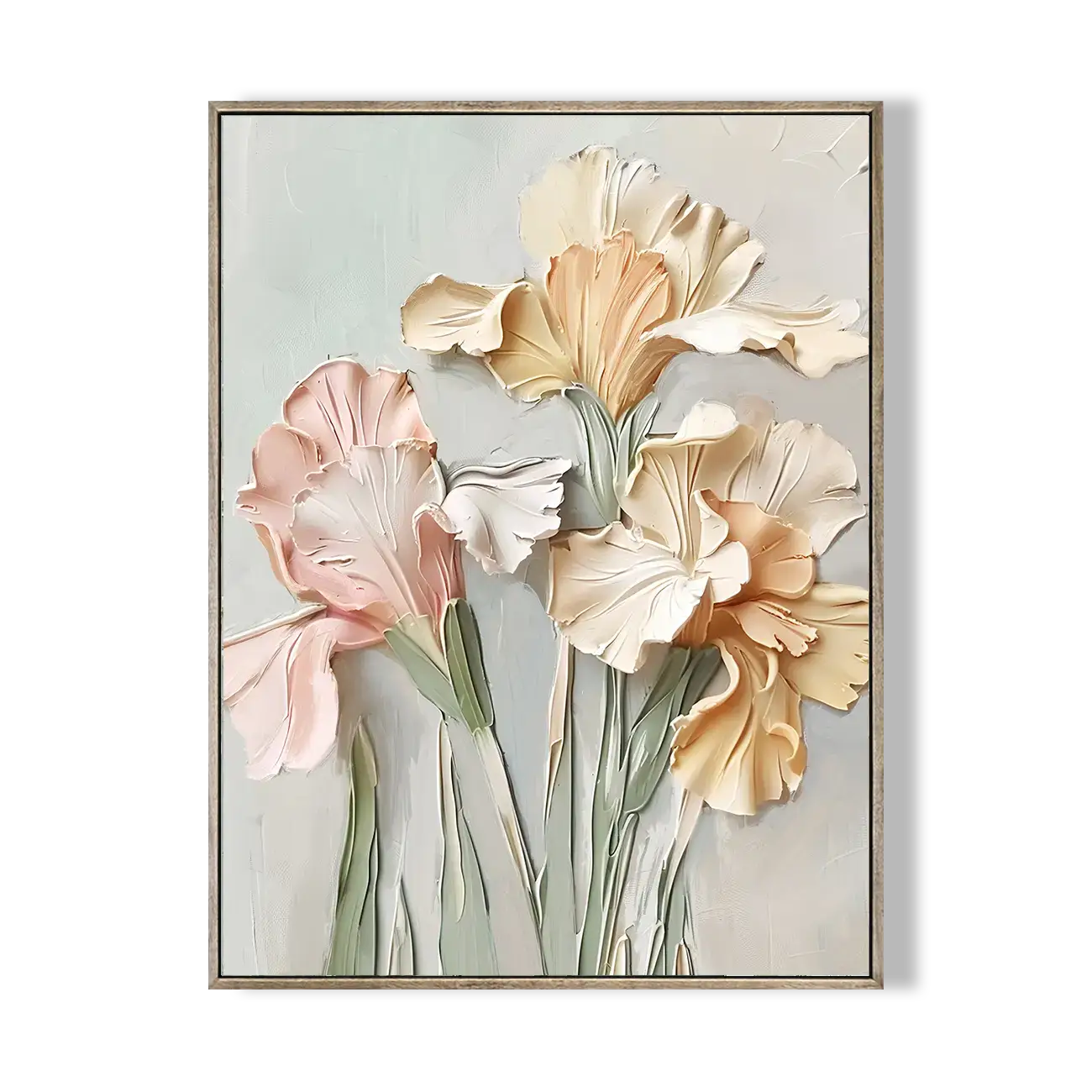 Pastel Impasto Wall Art #HHV011