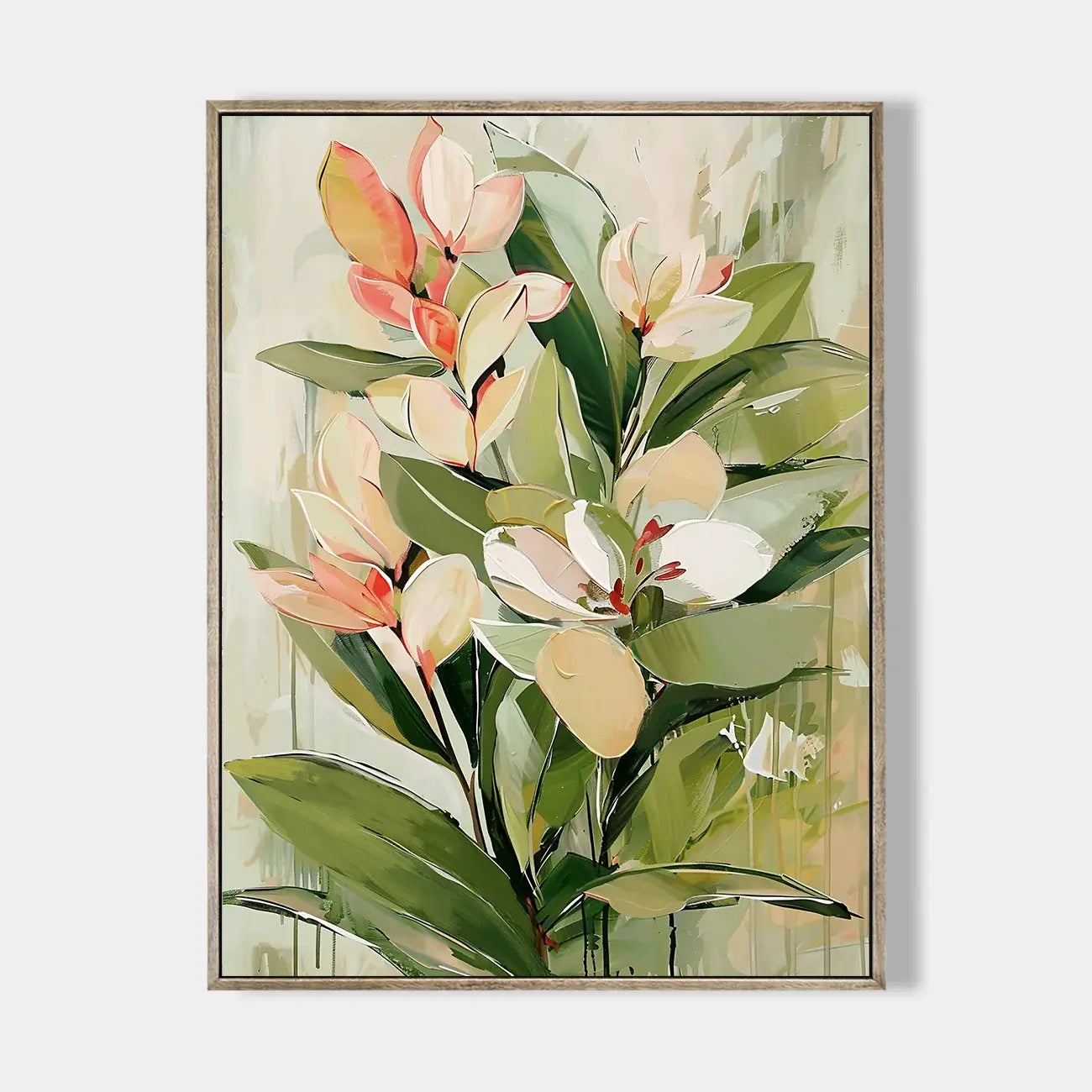 Floral Abstract Wall Art #HHV012