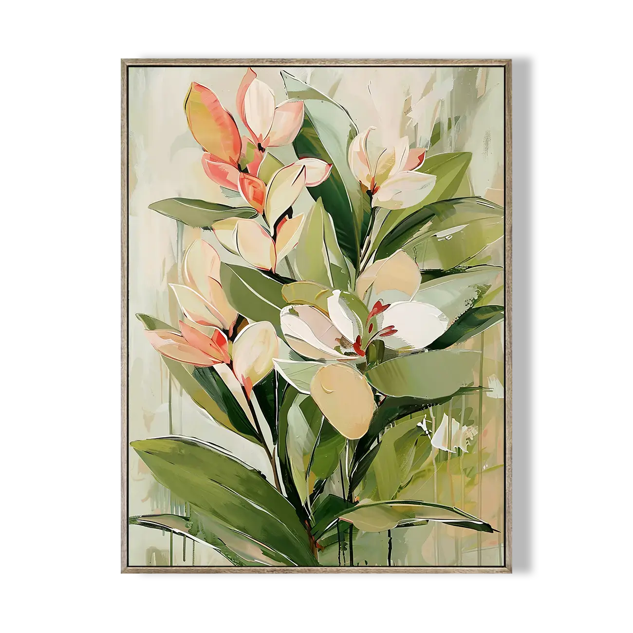 Floral Abstract Wall Art #HHV012