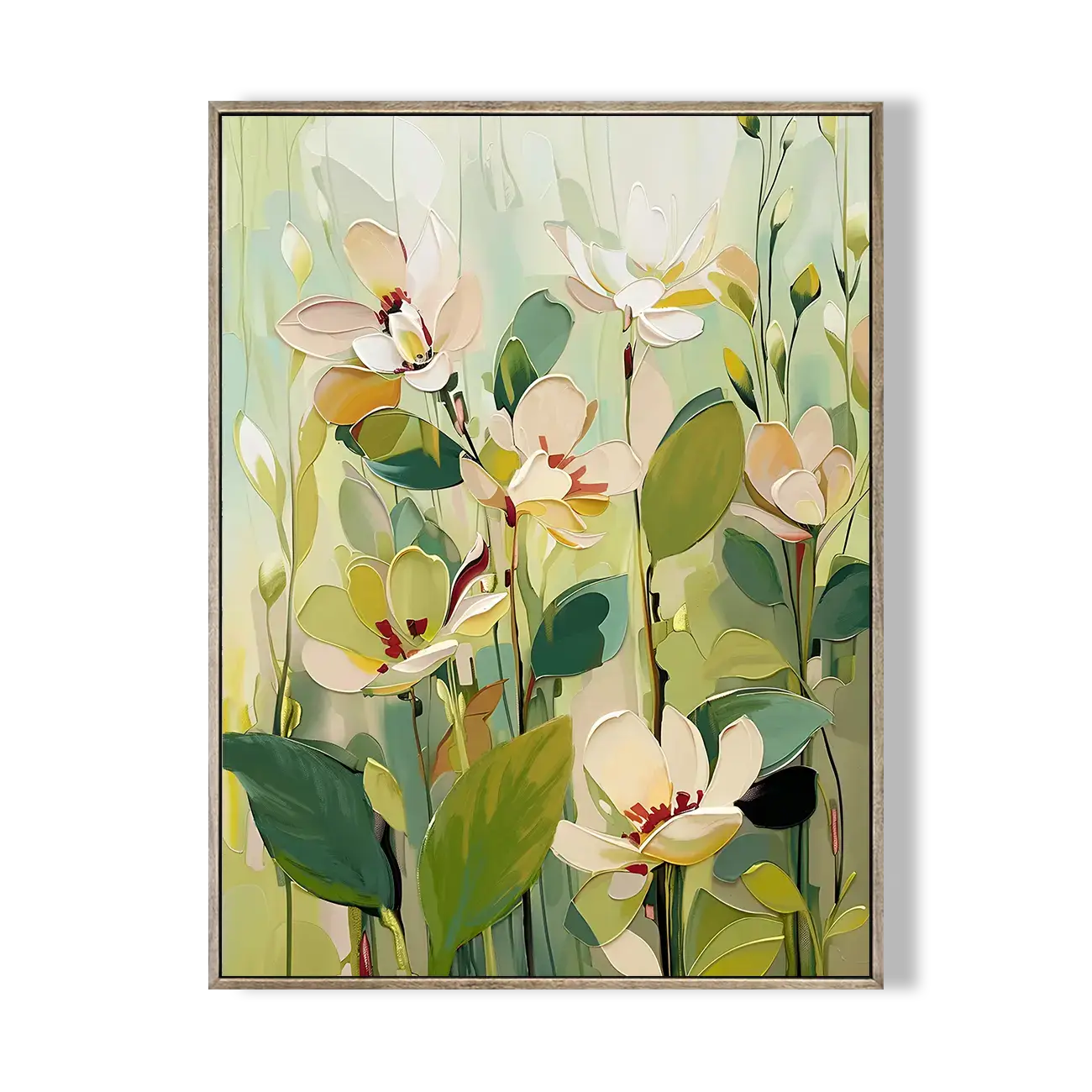 Floral Abstract Wall Art #HHV014