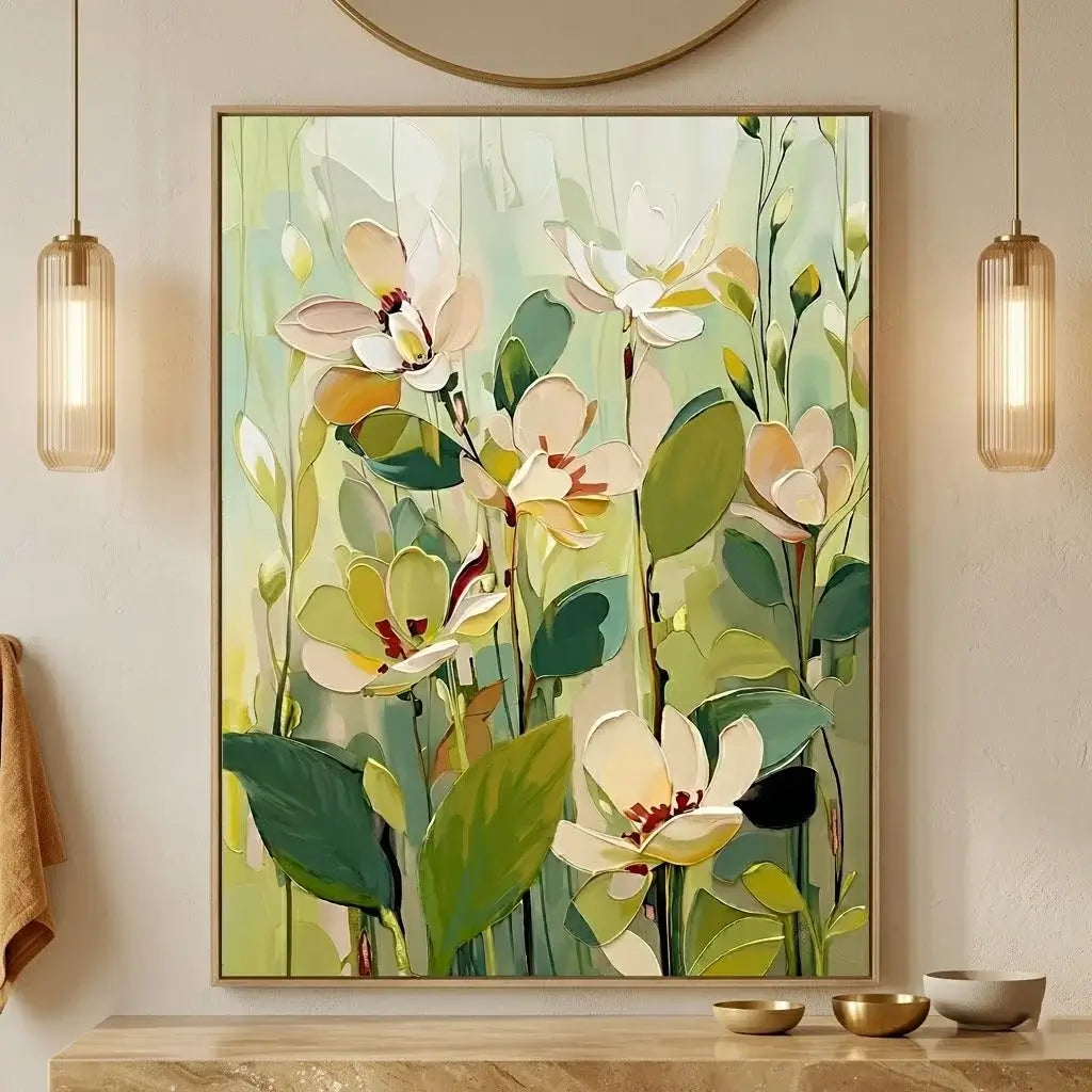 Floral Abstract Wall Art #HHV014