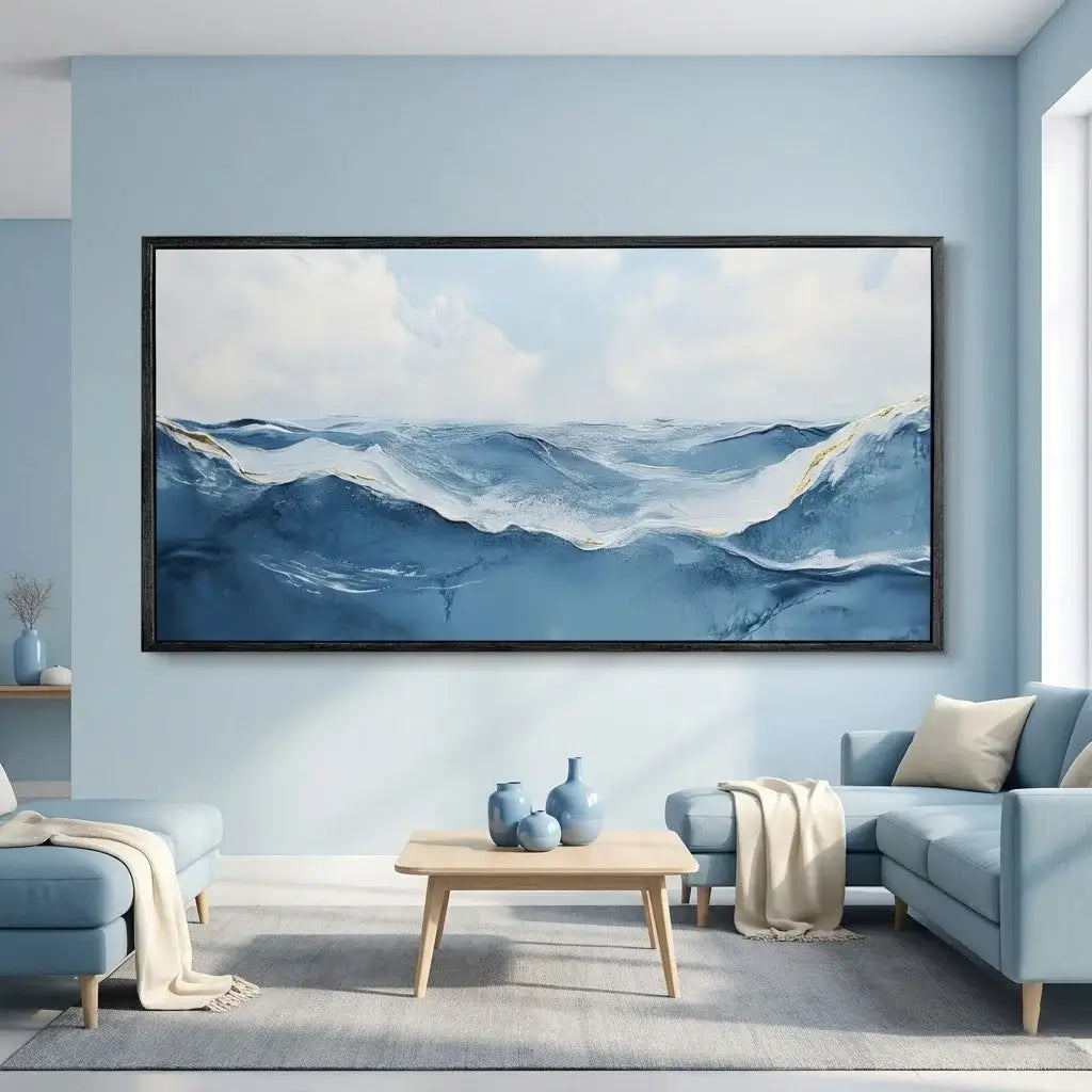 3D Textured Coastal Wall Art #HJH006