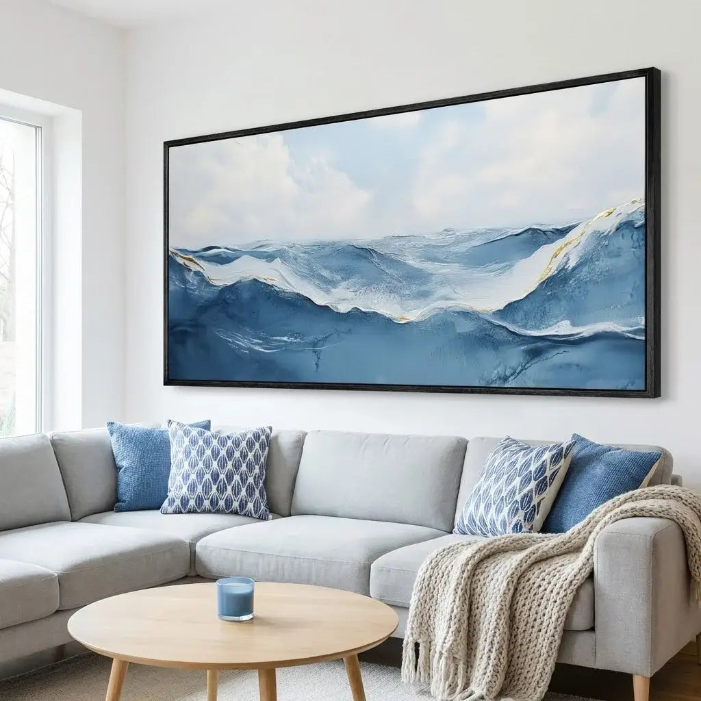 3D Textured Coastal Wall Art #HJH006