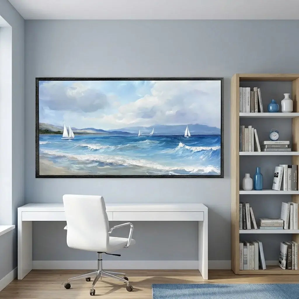 Large Ocean Wall Art #HJH009
