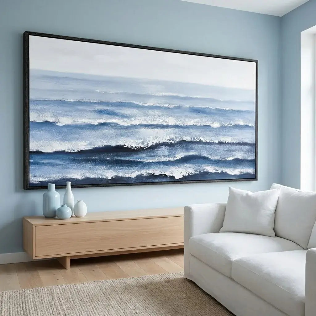Ocean Painting Waves #HJH011