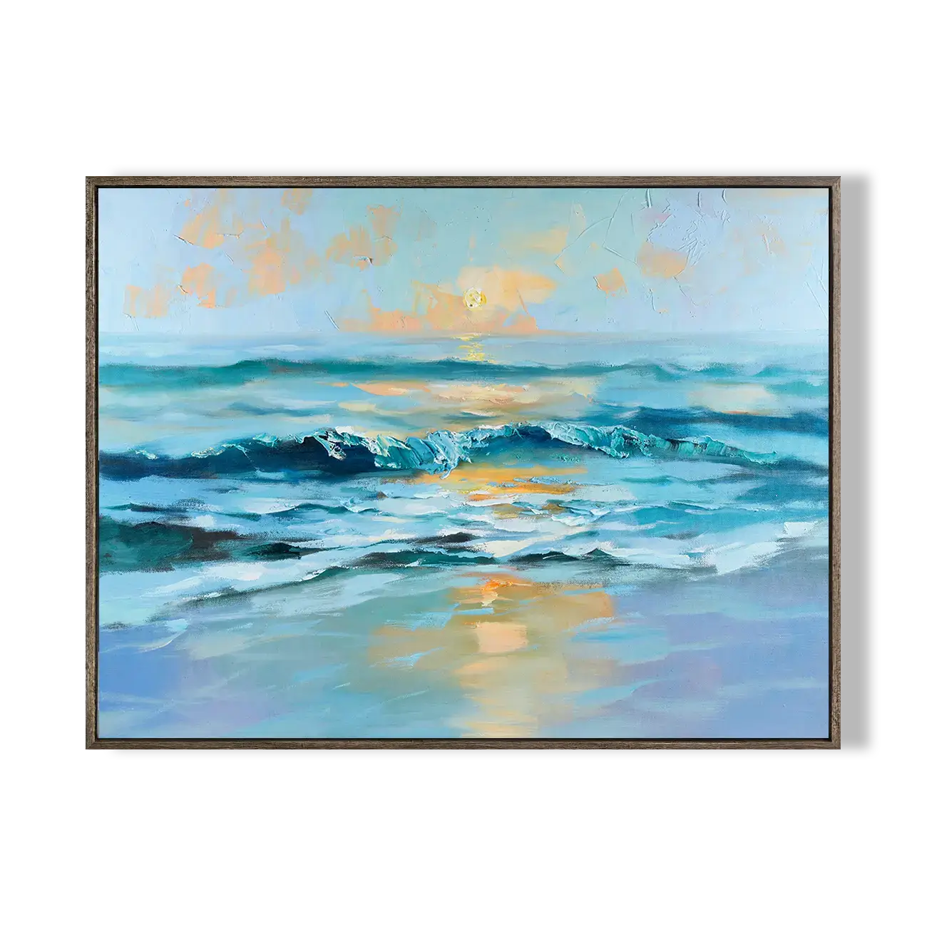 Framed Ocean Wall Art #HJH014 Details