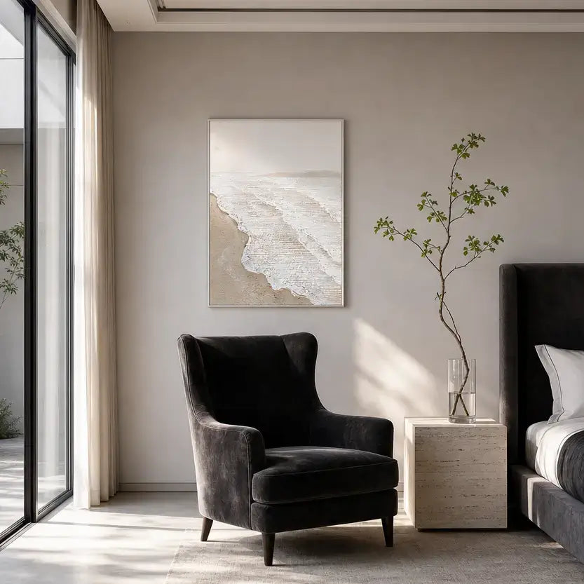 White Wash Shore Ocean Wall Art