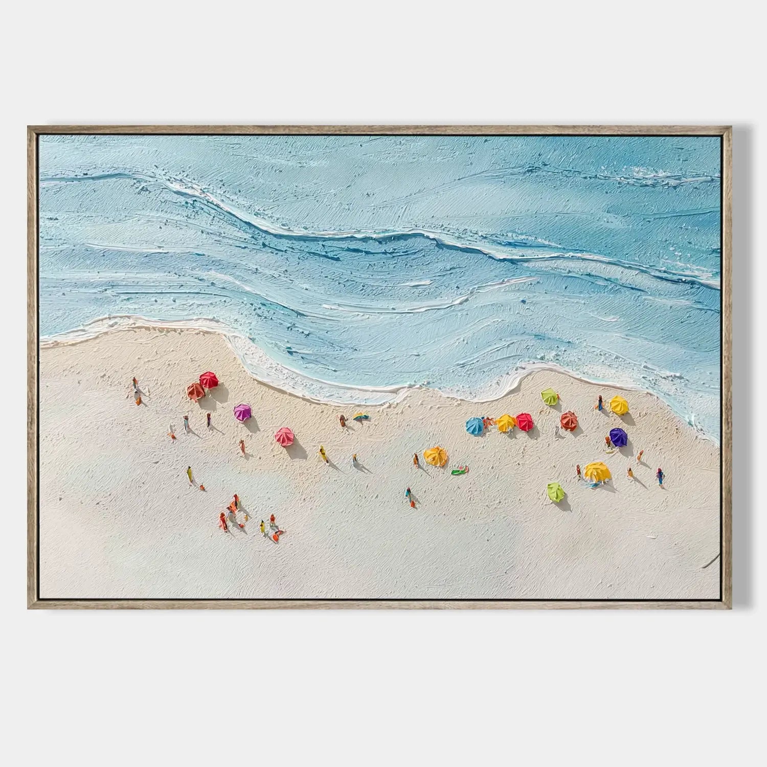 Ocean Abstract Textured Wall Art #HJH024
