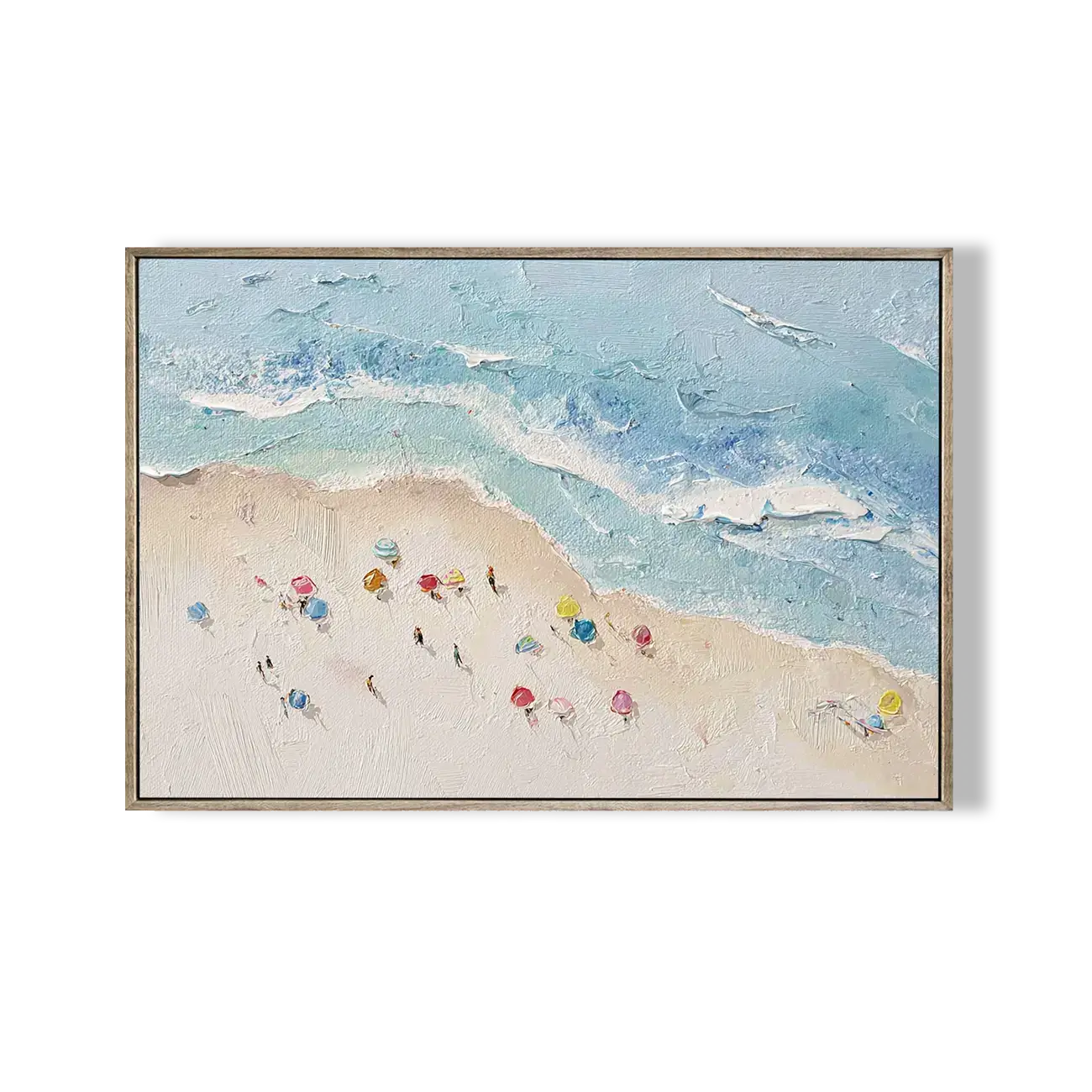 Ocean Abstract Textured Wall Art #HJH025