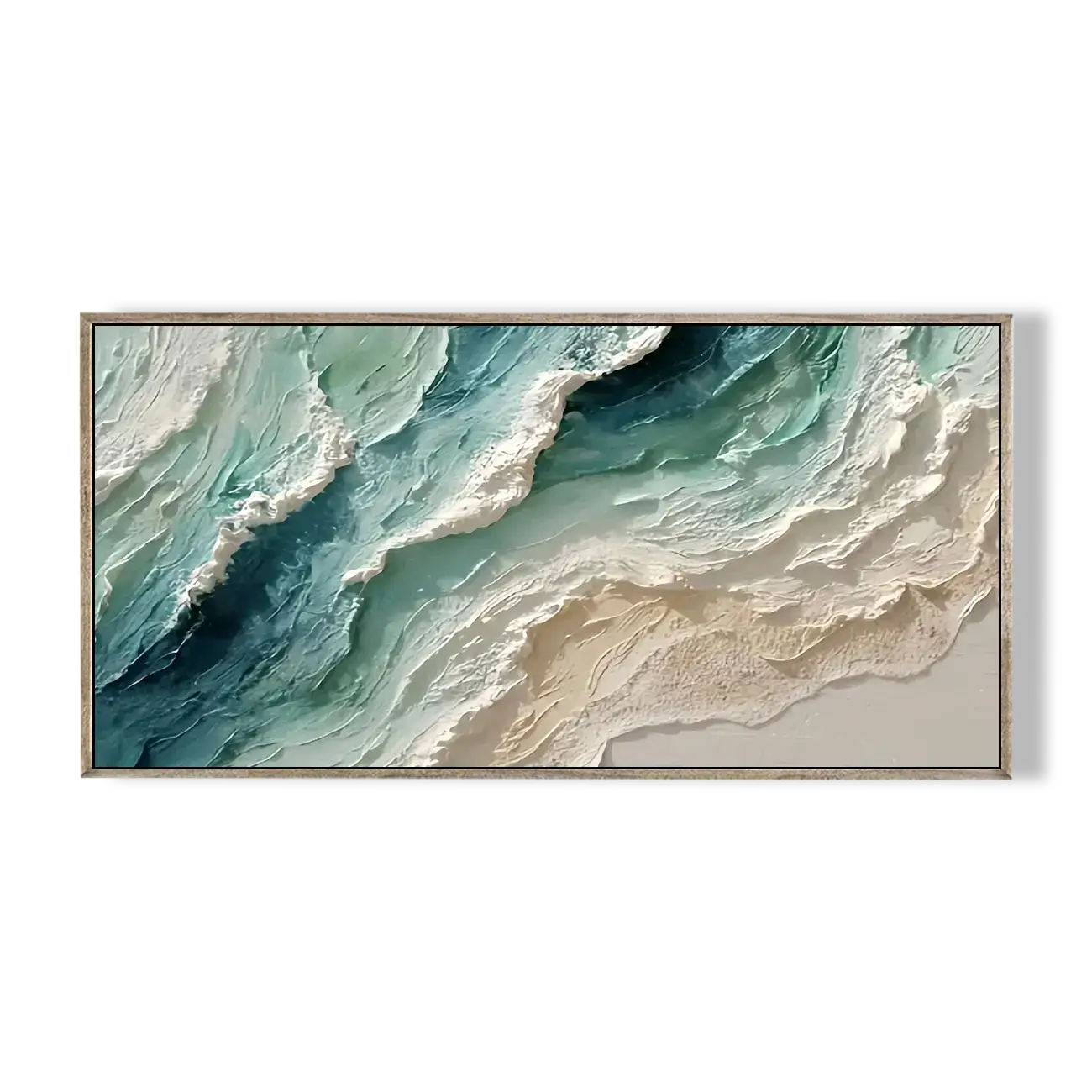 Aerial Ocean Wave 3D Texture