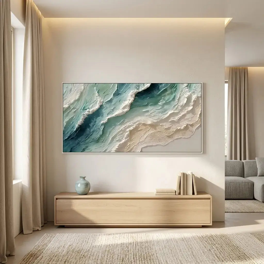 Aerial Ocean Wave 3D Texture