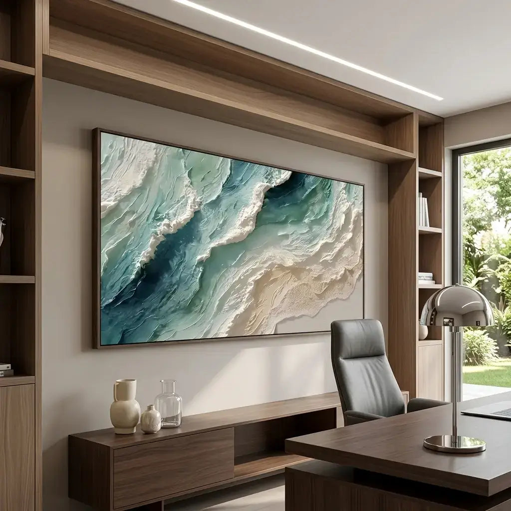 Aerial Ocean Wave 3D Texture