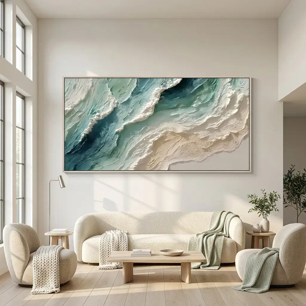 Aerial Ocean Wave 3D Texture